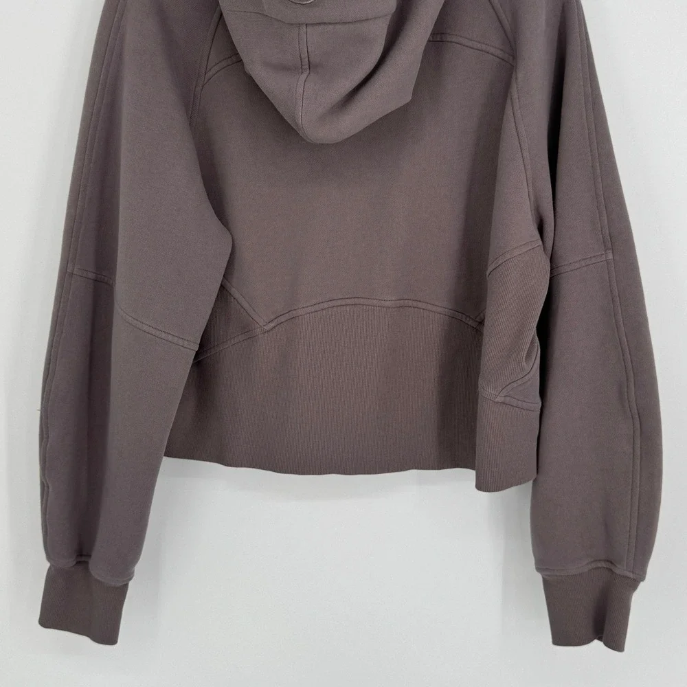 Lululemon Scuba Oversized Full Zip Hoodie Lunar Rock Medium Large Athleisure